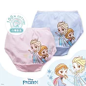 【ONEDER旺達棉品】Disney 冰雪奇緣二入三角褲內褲 純棉內褲 兒童內褲 艾莎內褲- L -FZ-CG007