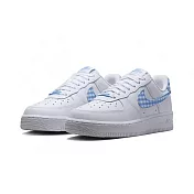 Nike Air Force 1 Low Blue Gingham 藍格紋 DZ2784-100 US8.5 藍白