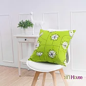 IN-HOUSE-簡約系列抱枕-蒲公英-綠(50x50cm)/1入