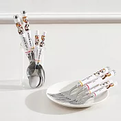 迪士尼 奇奇蒂蒂 湯匙 叉子 餐刀 抹刀 餐具組合 點心叉2入