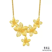 【點睛品】桃花 婚嫁黃金項鍊_計價黃金