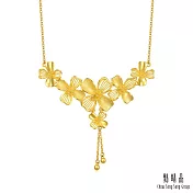 【點睛品】桂花 婚嫁黃金項鍊_計價黃金