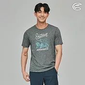 ADISI 男圓領涼感智慧纖維速乾短袖圖T AL2311047 (S-2XL)｜吸濕排汗 快乾 單向導濕 彈性 排汗衣 S 雙色青玉