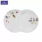 NARUMI 幸福果實骨瓷餐盤-2入-20cm