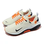 Nike 慢跑鞋 ReactX Infinity Run 4 GTX 米白 橘 男鞋 防水 運動鞋 FB2204-002