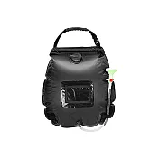 [野一夏] 20L輕便戶外淋浴器｜便攜沖水器 沐浴袋-附收納網 大容量儲水袋 露營必備  -黑色