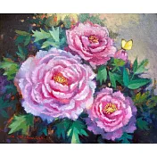 【玲廊滿藝】盧來全-花開富貴31.5x41cm