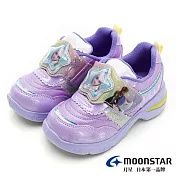 MOONSTAR 冰雪奇緣電燈童鞋 19 紫