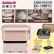 SANLUX台灣三洋全電壓多功能旅行鍋 EC-15WTC