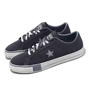 Converse 休閒鞋 One Star Pro 深灰 白 男鞋 女鞋 夜光鞋舌 麂皮 情侶鞋 A07972C 23cm DARK GREY
