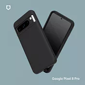 犀牛盾 Google Pixel 8 Pro SolidSuit 經典防摔背蓋手機保護殼 - 經典黑