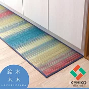 【九州IKEHIKO】藺草榻榻米廚房地墊(43x120cm)共4色- (舞曲藍) | 鈴木太太公司貨