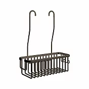 小樹屋-太空鋁浴室淋浴龍頭掛式收納籃  霧灰