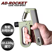 【AD-ROCKET】120kg阻力電子計數握力器/握力訓練/手指/手腕/指力(兩色任選) 綠色