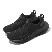 Nike 慢跑鞋 Reactx Infinity Run 4 黑 全黑 男鞋 運動鞋 緩震 環保材質 DR2665-004 24.5cm BLACK 24.5cm BLACK