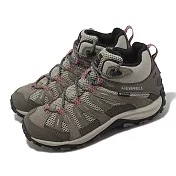 Merrell 登山鞋 Alverstone 2 Mid GTX 女鞋 灰 棕 防水 耐磨 戶外 越野 中筒 ML037042