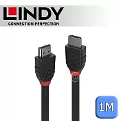 LINDY 林帝 BLACK 8K HDMI Type-A/公 to 公 傳輸線 1m (36771)