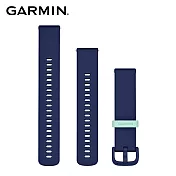 GARMIN Quick Release 20mm 矽膠錶帶 海軍藍