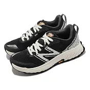 New Balance 越野跑鞋 Hierro V7 D 寬楦 女鞋 黑 灰 黃金大底 NB WTHIER7X-D