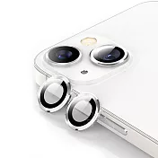 City Boss for iPhone 14 / iPhone 14 Plus 系列鋁合金鏡頭貼 銀色