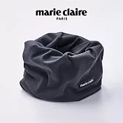 【ONEDER旺達棉品】美麗佳人法式蜜桃絨保暖圍脖 marie claire 蓄熱脖圍 套頭圍巾- 灰 MC-LO01
