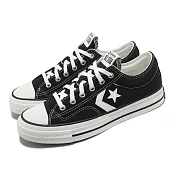 Converse 帆布鞋 Star Player 76 Low 男鞋 女鞋 黑 白 復古 休閒鞋 低筒 匡威 A01607C 22.5cm BLACK/WHITE