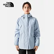 The North Face W ANTORA TRICLIMATE - AP 女防水透氣連帽三合一外套-藍-NF0A7QW6I0E S 藍色