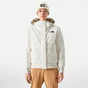 The North Face W ARCTIC BOMBER - AP 女羽絨外套-白-NF0A83SVN3N L 白色