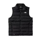 The North Face M MFO MOUNTAIN DOWN VEST - AP 男舒適保暖立領羽絨背心-黑-NF0A88R6JK3 3XL 黑色