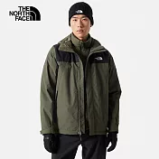 The North Face M MFO MTN DOWN TRI JACKET - APFQ 男兩件式外套-綠-NF0A892A21L 3XL 綠色
