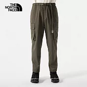The North Face M CASUAL CARGO PANT - AP 男吸濕排汗防曬大口袋休閒褲-綠-NF0A81SL21L S 綠色
