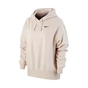W Nike NSW Hoddie 帽T 奶茶 CZ2591-140 S 奶茶