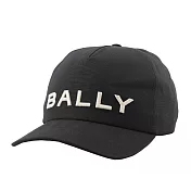 BALLY Logo 棉質棒球帽 (黑色)(60)
