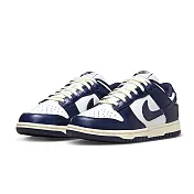 W Nike Dunk Low PRM 深藍奶油底 FN7197-100 US11.5 深藍