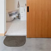 【CC家居】軟式珪藻土吸水防滑踏墊 大圓角  咖啡色