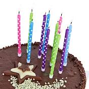 《KitchenCraft》生日蠟燭24入(繽紛) | 慶生小物 派對裝飾 造型蠟燭 蛋糕裝飾燭