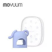 MOYUUM 韓國 白金矽膠手套固齒器 小小象 - 葡萄紫