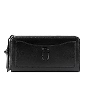 MARC JACOBS The Snapshot DTM 防刮皮革ㄇ形拉鍊長夾 (黑色)