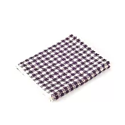【Peter & Andy】純棉100% MIT設計製造::運動毛巾-千鳥格 深紫白