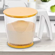 《tescoma》Delicia附蓋手壓式麵粉篩 | 過篩器 篩網 糖粉 手持麵粉篩 手持篩網 過篩網 過濾篩 - 630ml