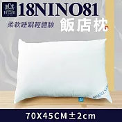 【家購網嚴選】NINO1881棉枕-飯店枕 70x45cm (1入)