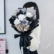 【Floral M】極致黑高級感銀河系香氛擴香花束