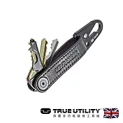 【TRUE】英國多功能皮革鑰匙圈工具扣環Keyranger TU920
