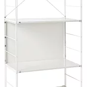 【MUJI 無印良品】SUS背板/大/56cm/亮面淺灰