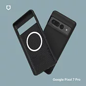犀牛盾 Google Pixel 7 Pro (MagSafe兼容) SolidSuit經典防摔背蓋手機殼 - 經典黑