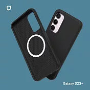 犀牛盾 Samsung Galaxy S23+ (6.6吋) SolidSuit (MagSafe兼容) 經典防摔背蓋手機保護殼 - 經典黑