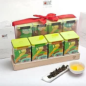 【無藏嚴選】阿里山高山茶精緻四入木盒禮◆經典四款茶—豪華茶葉禮盒◆【節慶款】