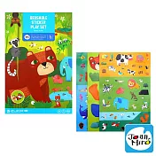 【JoanMiro 原創美玩】兒童場景靜電貼紙- 動物之家 JM94117