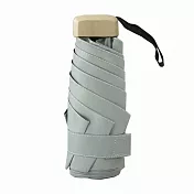 超防曬UPF50+極MINI扁柄五折傘(多色可選) 奶油綠