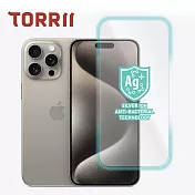 【TORRII】 iPhone15Pro Max 抗菌手機保護貼-高畫質